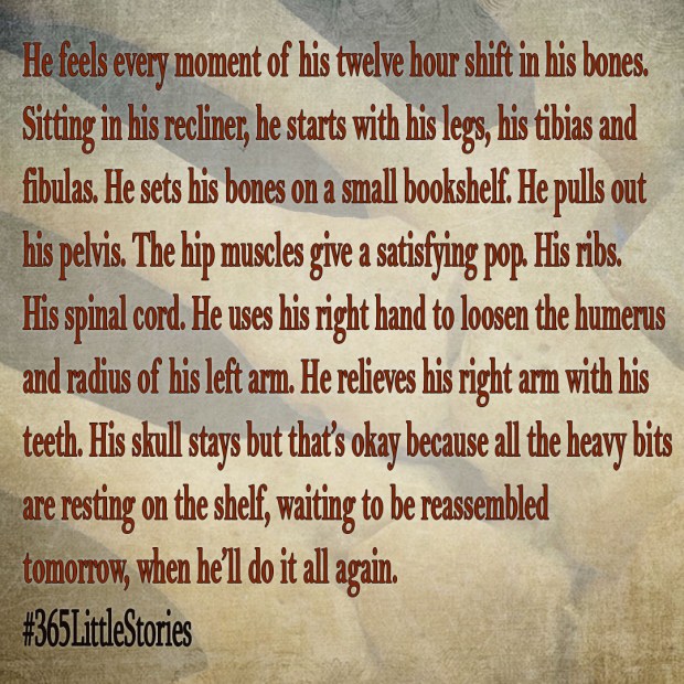 September 25, 2017; A Man Rests His Bones